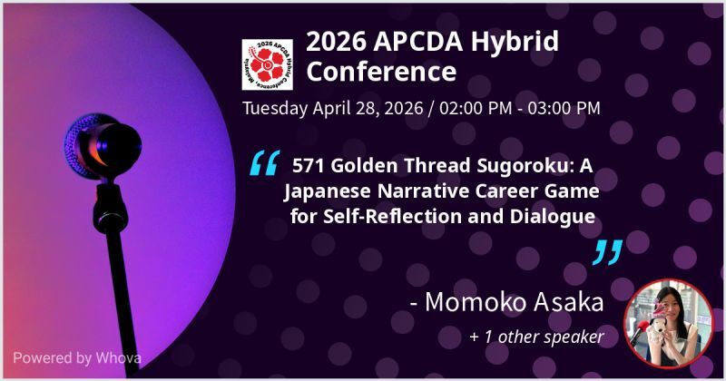 日本発キャリア支援ツール「人生すごろく金の糸」、APCDAマレーシア大会で発表へ